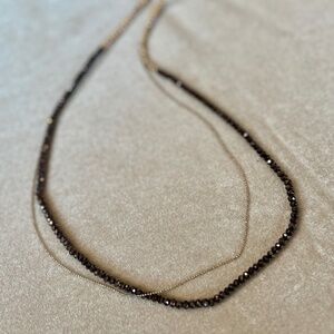 Dual strand necklace- office to night out